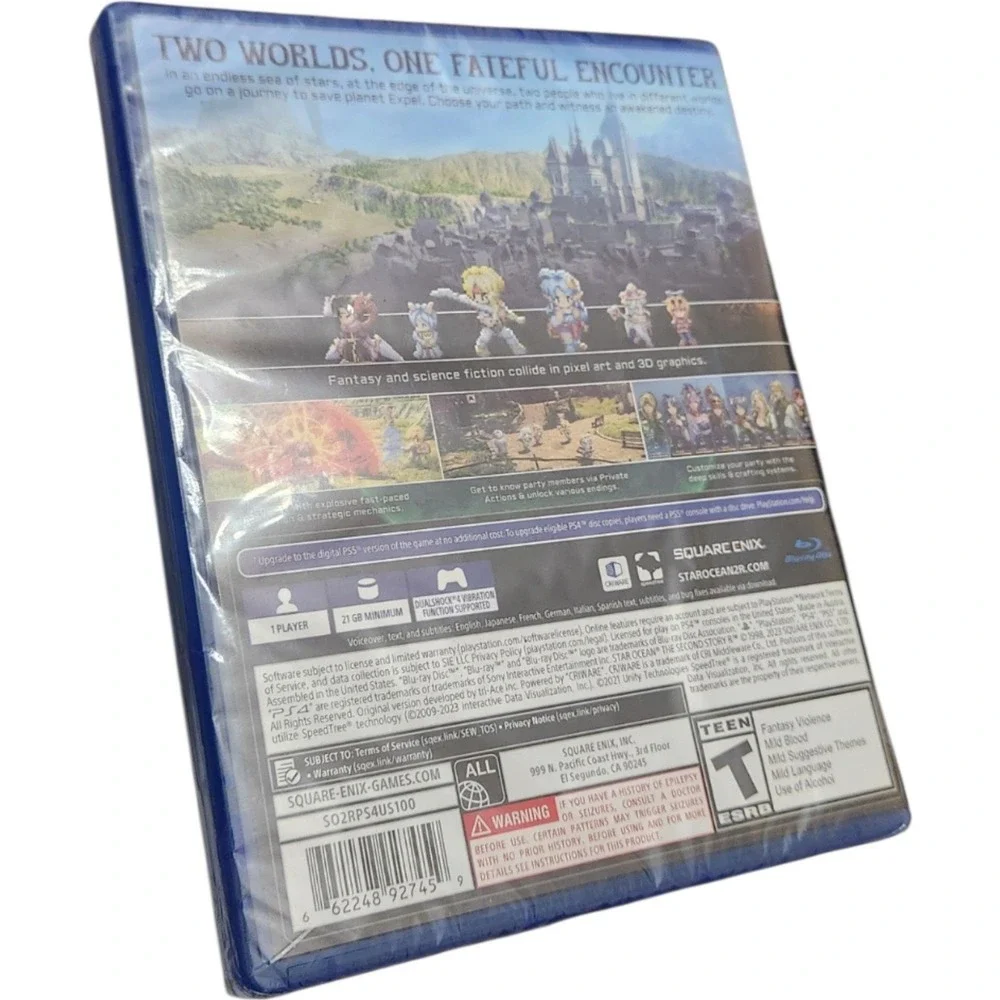 Star Ocean The Second Story R PS4 PlayStation 4 Square Enix New Sealed